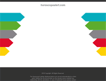 Tablet Screenshot of horoscopealert.com